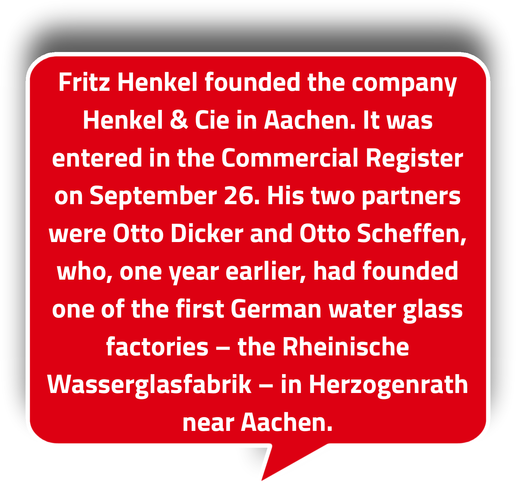 Henkel's achievements in 1876