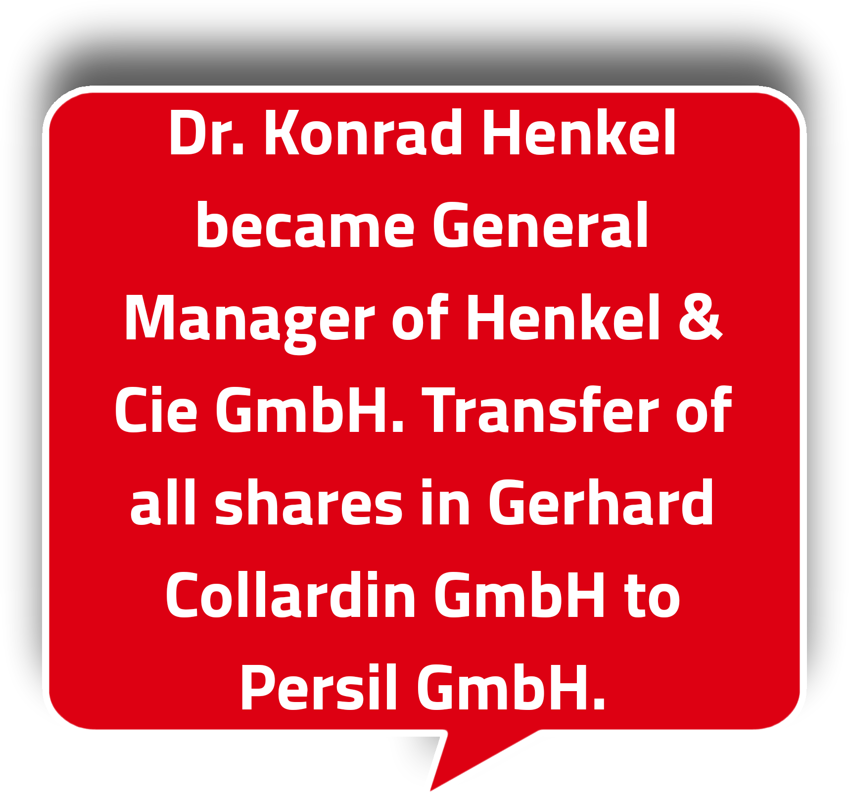 Henkel's achievements in 1956